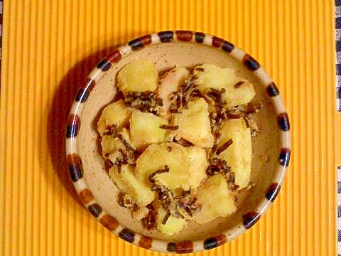 塩昆布の粉ふき芋♪